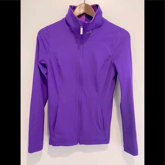 Under Armour zippered jacket purple small - Picture 1 of 4